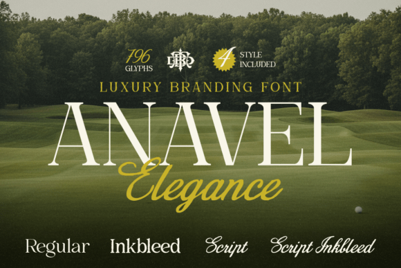 Anavel Elegance: A Serif Font for Premium Web Design