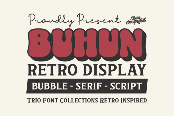Buhun Retro Trio: A Font for Timeless Editorial Expression