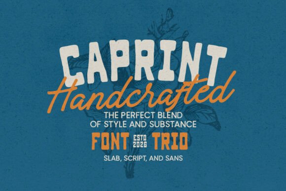 Caprint: A Versatile Font Trio for Editorial Design