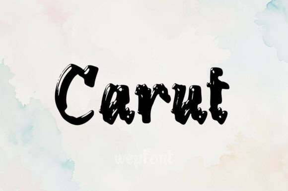 Carut: A Font for Crafters Who Value Beauty and Function