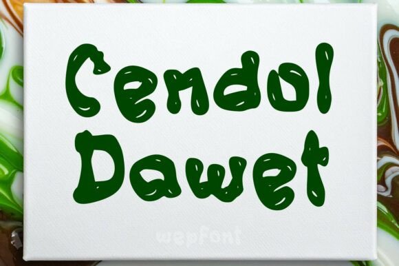 Cendol Dawet: The Font That Brings Joy to Your Campaigns
