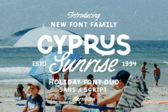 Cyprus Sunrise Duo: A Font for Editorial Grace