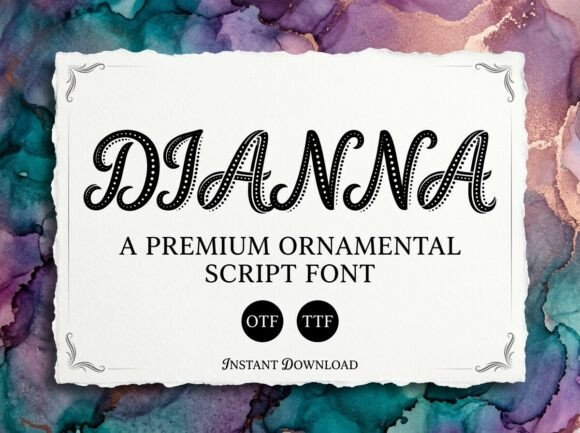 Dianna: A Script Font That Elevates Digital Branding