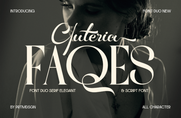 Faqes Yuteria Duo: A Versatile Serif Font for Campaign Design
