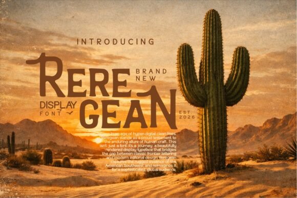 Font Choice That Speaks Volumes: Reregean in Editorial Design