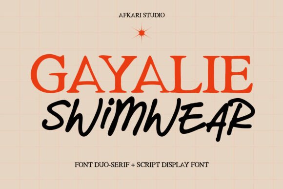 Gayalie Swimwear: The Font That Elevates Your Campaign