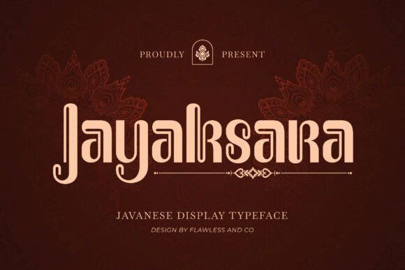 Jayaksara: A Font That Breathes Tradition Into Modern Design