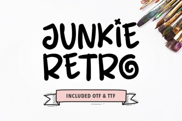Junkie Retro: A Typeface That Speaks the Language of Nostalgia