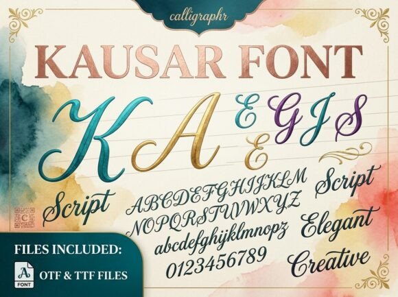 Kausar: A Font for Timeless Branding