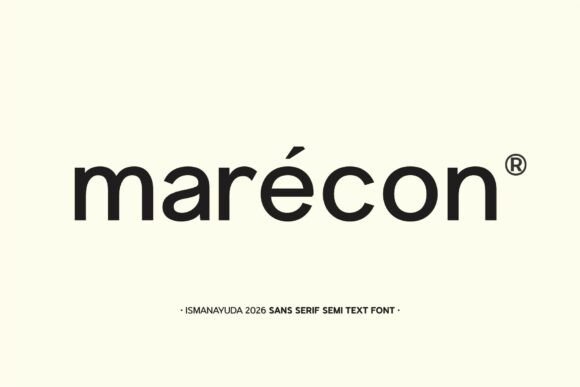 Marecon: A Font That Speaks in Silence