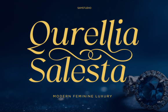 Qurellia Salesta: Elevate Your Brand with a Timeless Serif Font