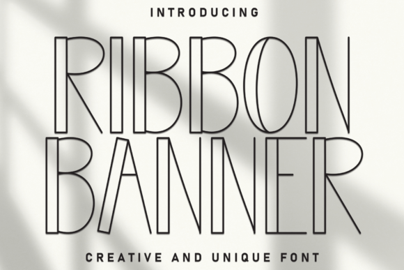 Ribbon Banner: A Font That Elevates Branding