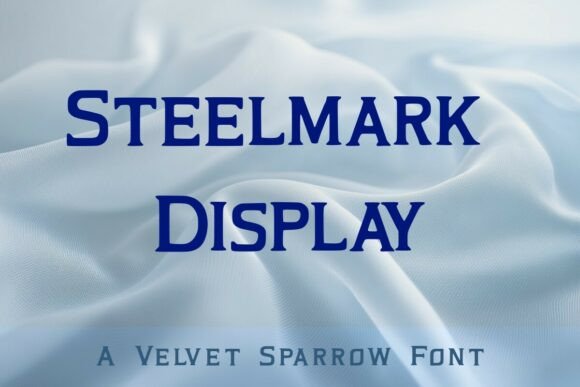 Steelmark Display: A Bold Font for Industrial Branding