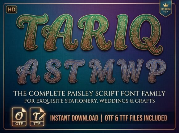 Tariq: A Font That Adds Elegance to Every Design