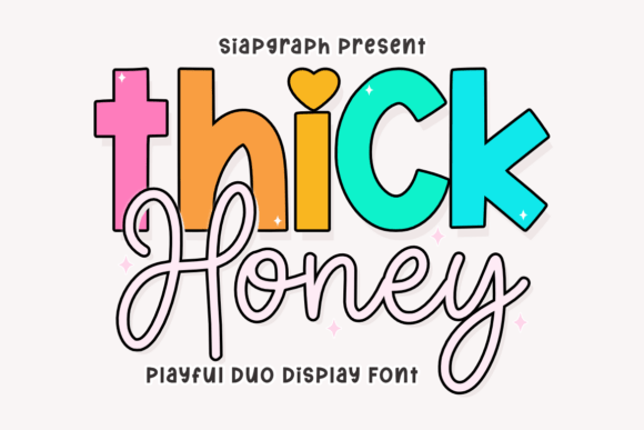 Thick Honey Duo: A Font That Elevates Your Brand