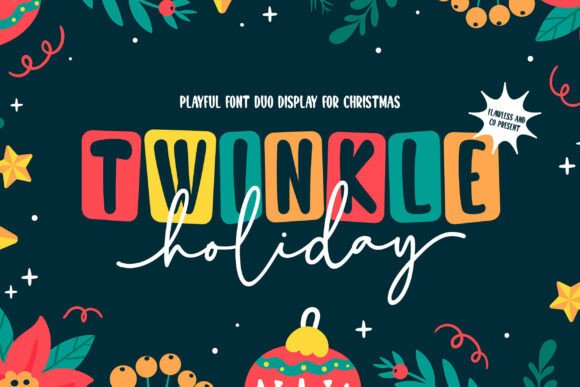 Twinkle Holiday Duo: A Font for Festive Editorial Design