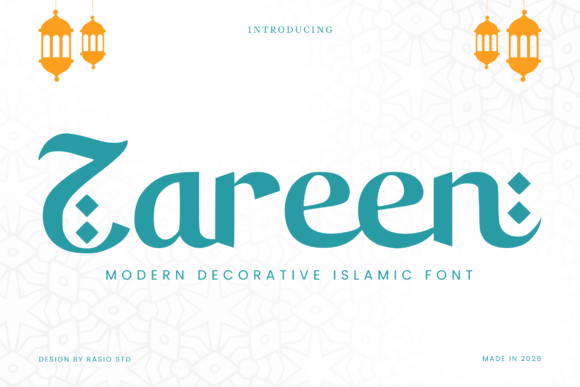 Zareen: A Font for Digital Elegance